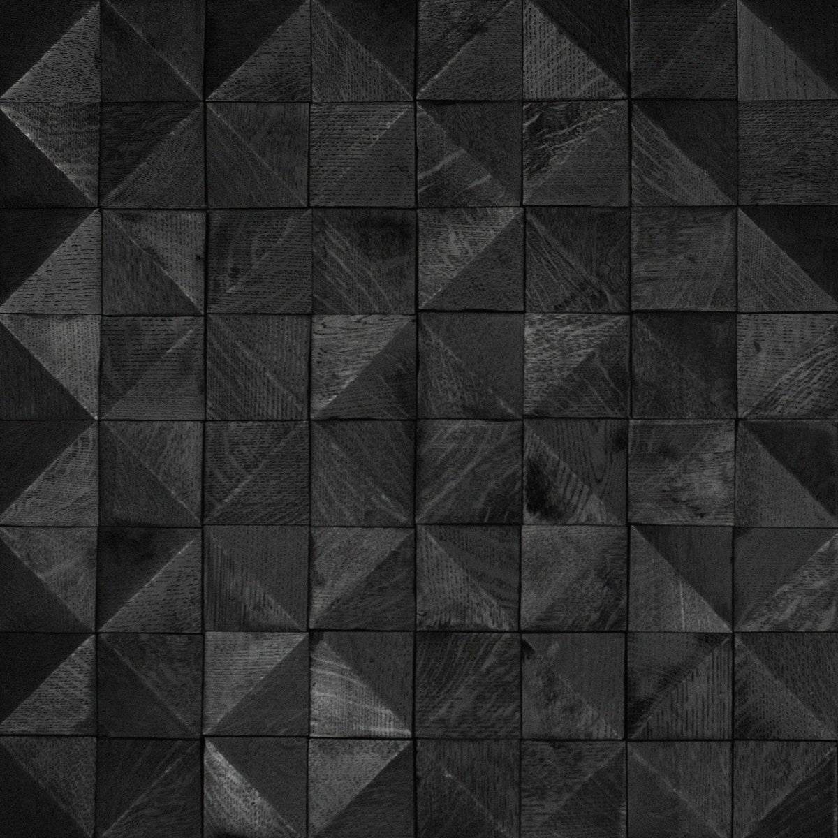 3D Diamond Onyx White Oak – LuxeWall