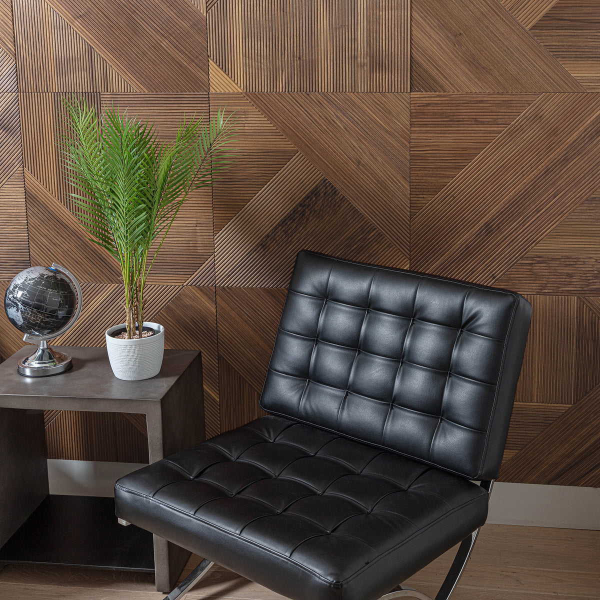 NODELDESIGN ノデルデザインWoodBoard(walnut) Natural Walnut Forma Wood Tiles – Luxewall