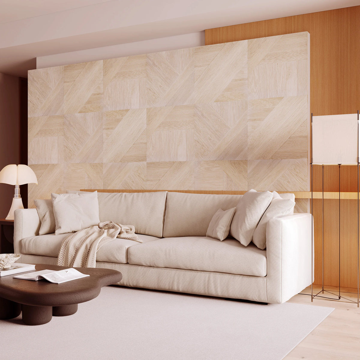 Natural Ash Forma Wood Tiles – Luxewall