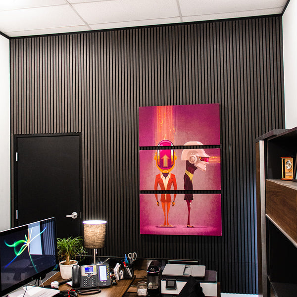 Granite Acoustic Slat XL Panels | Seamless Design