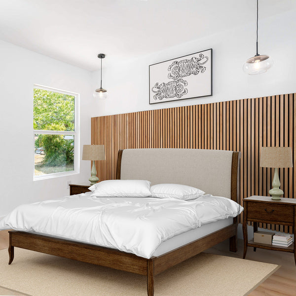 Natural Acoustic Slat Panel
