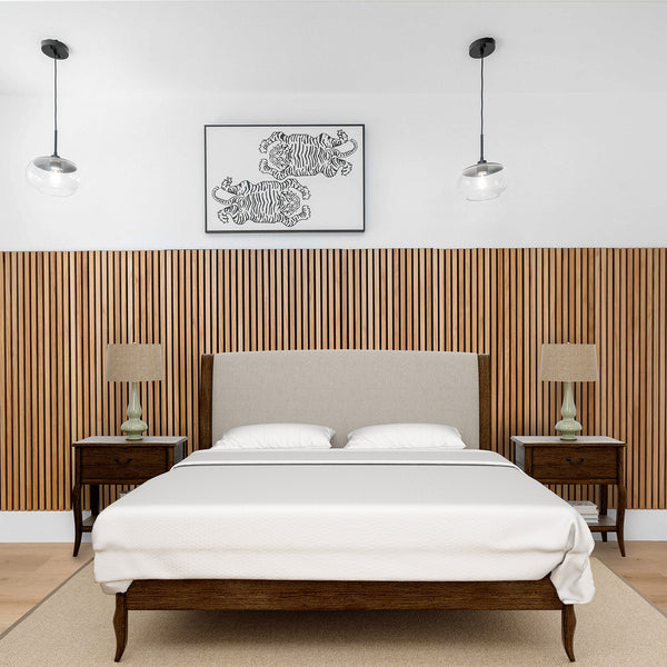 Natural Acoustic Slat Panel