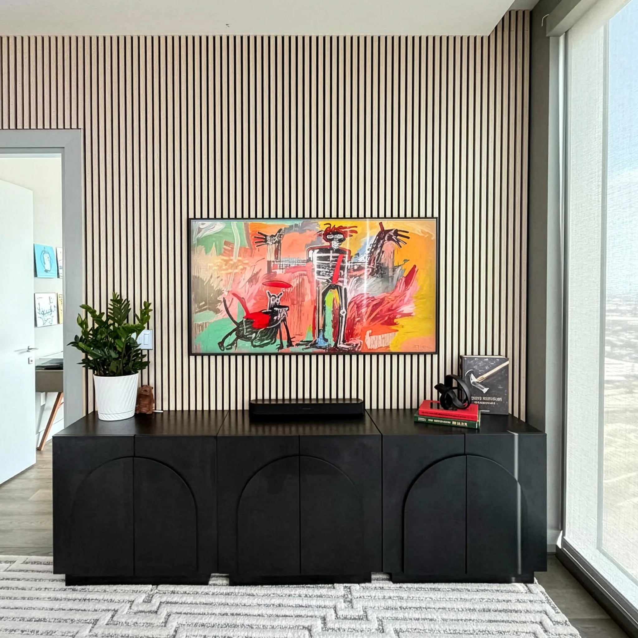 Garrison Natural Oak Acoustic Slat Panels 120"