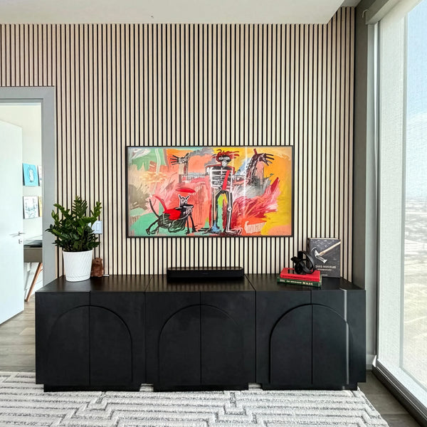 Garrison Natural Oak Acoustic Slat Panels 120"