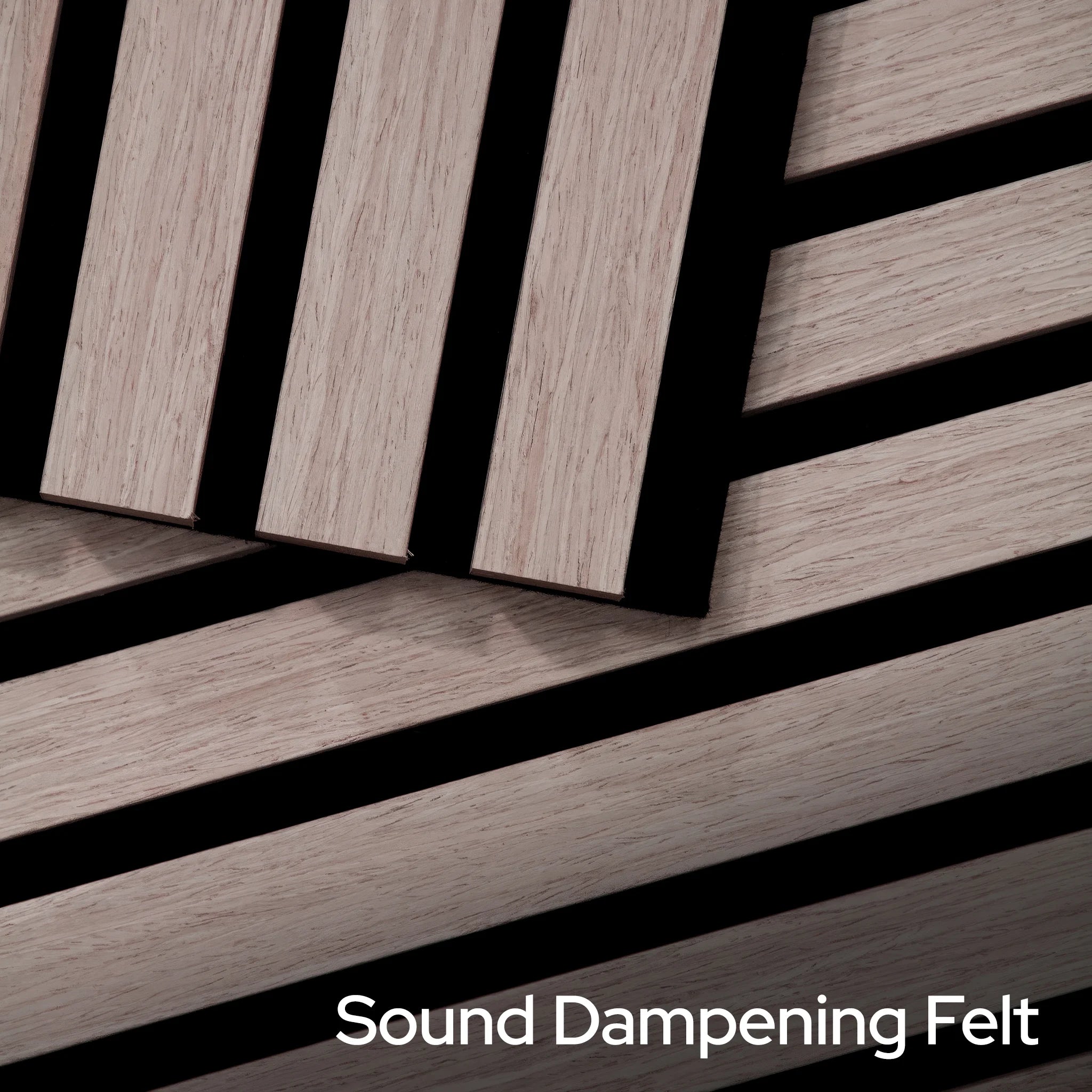 Leather Oak Acoustic Slat Panels 94.5" or 120"
