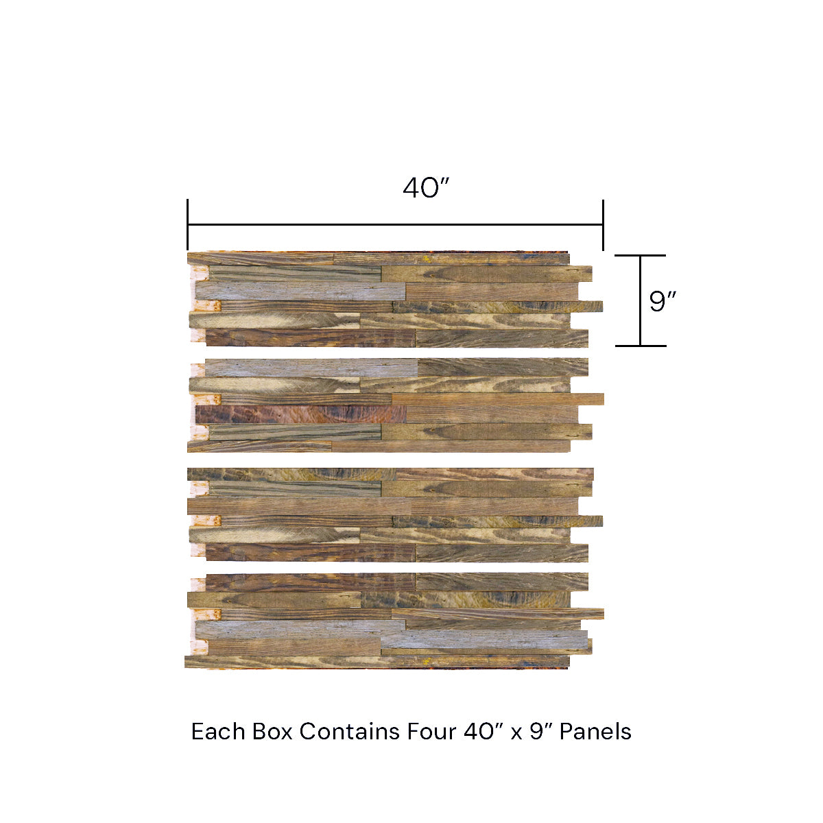 3D Reclaimed Pine