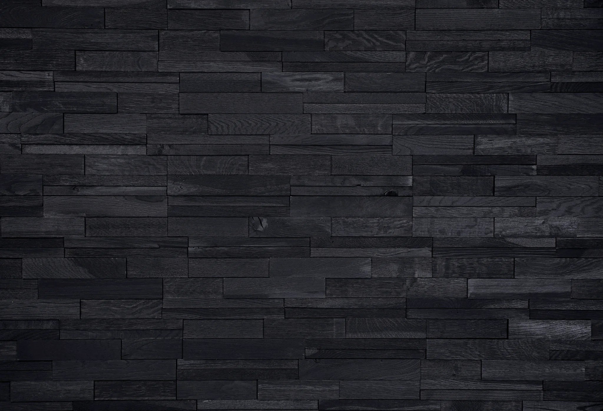 Ebony Oak 3D Stacked Wall Panels