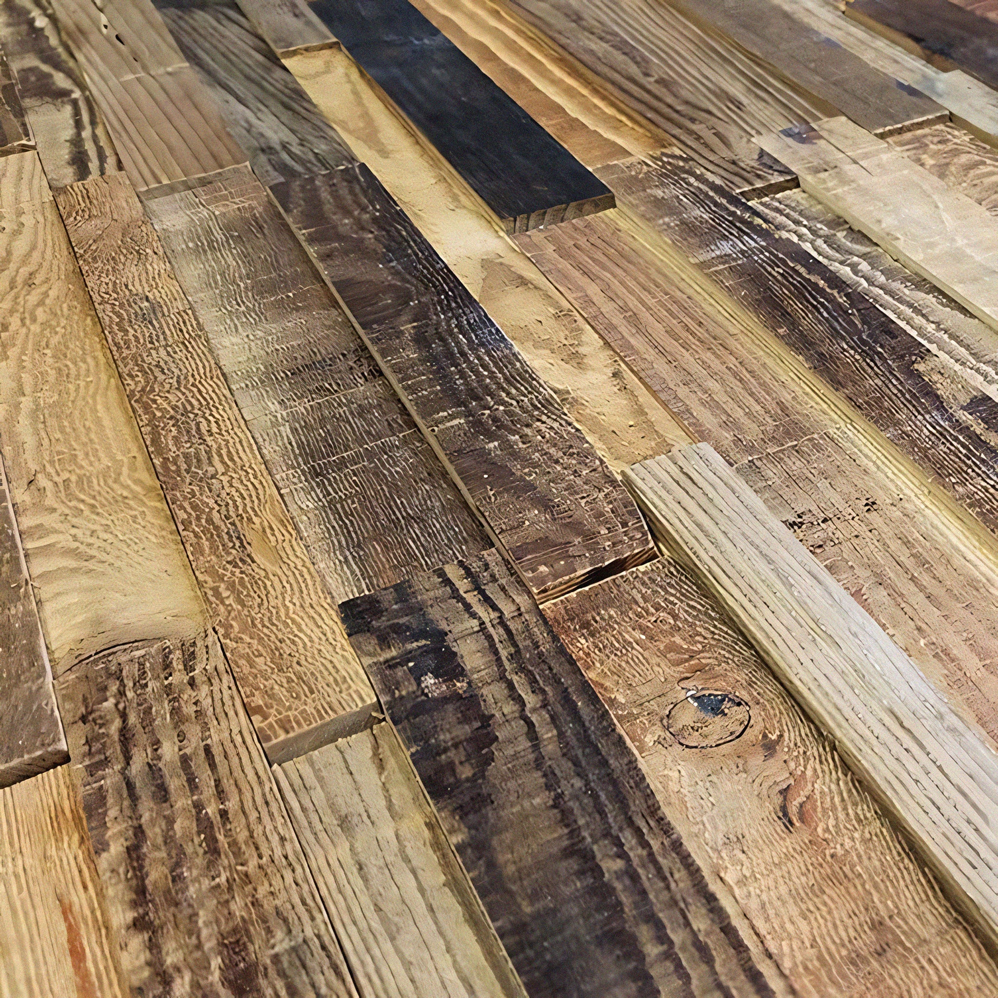 3D Reclaimed Pine