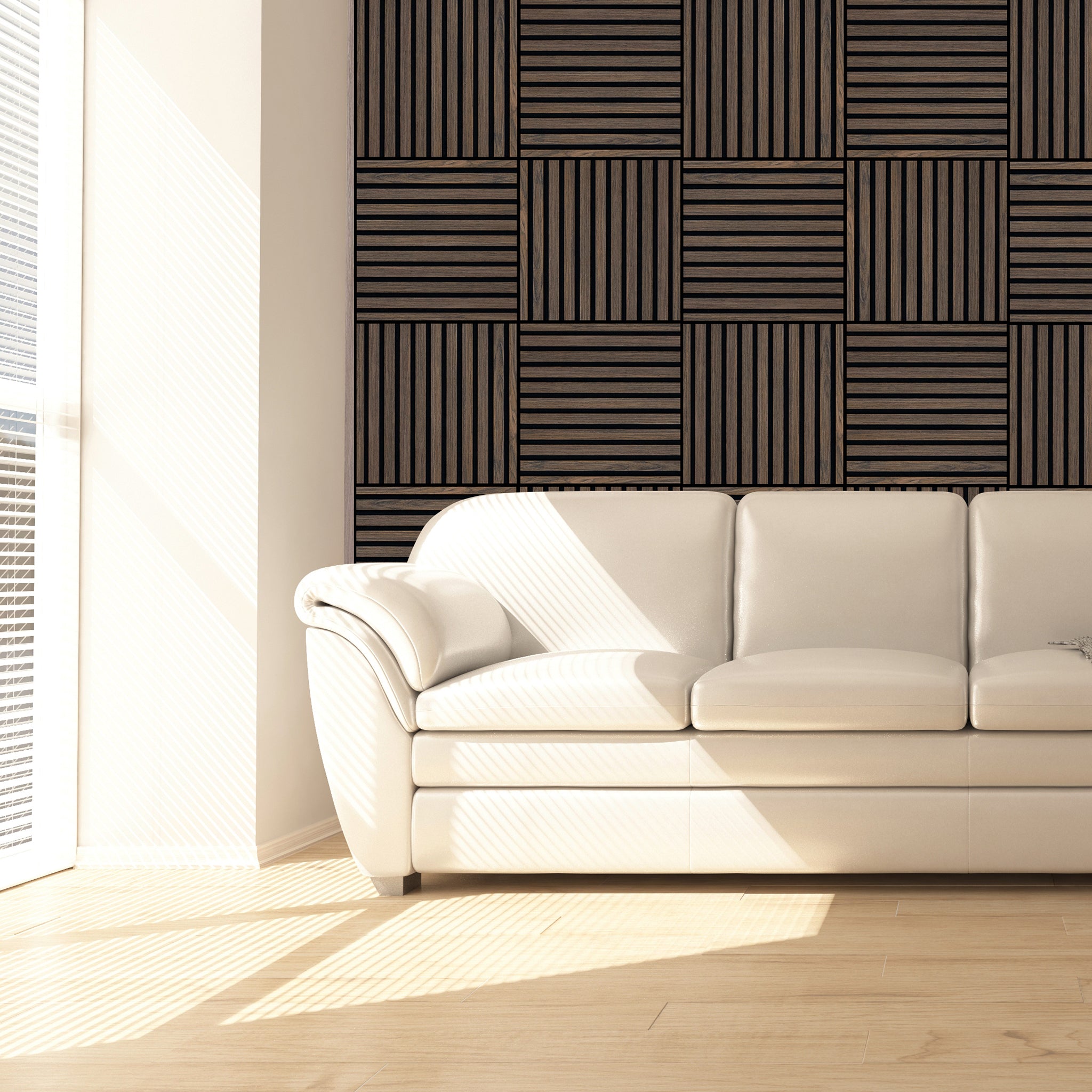 Toasted Walnut Acoustic Tile Panels
