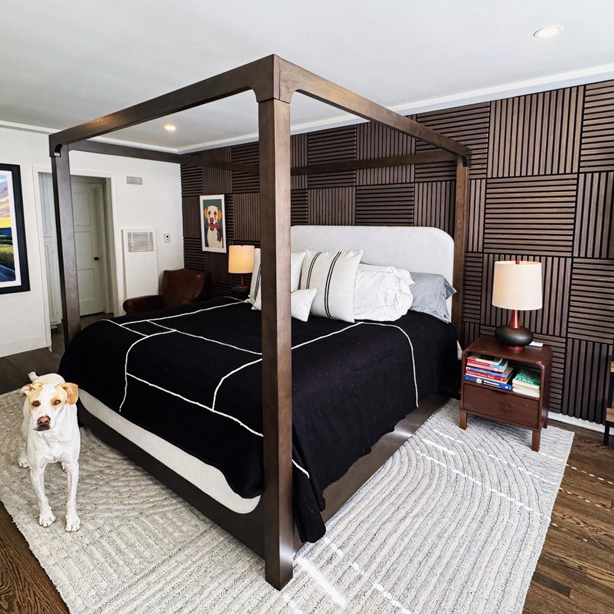 Toasted Walnut Acoustic Tile Panels 23.6" Length