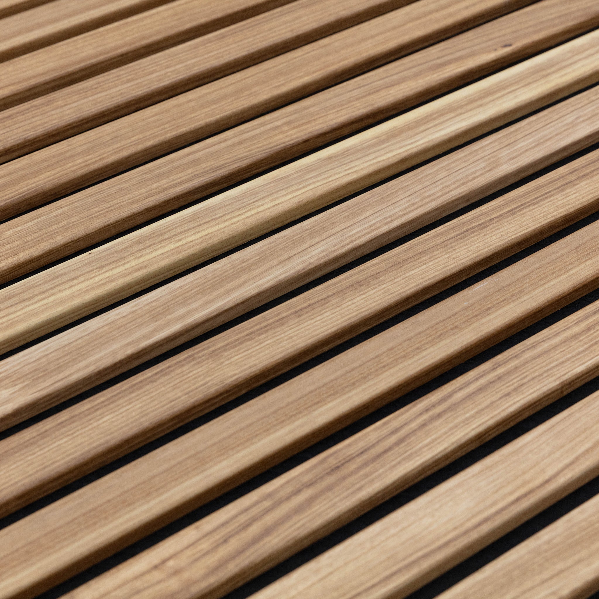 Zebra Wood Extra Wide Acoustic Slat Panels