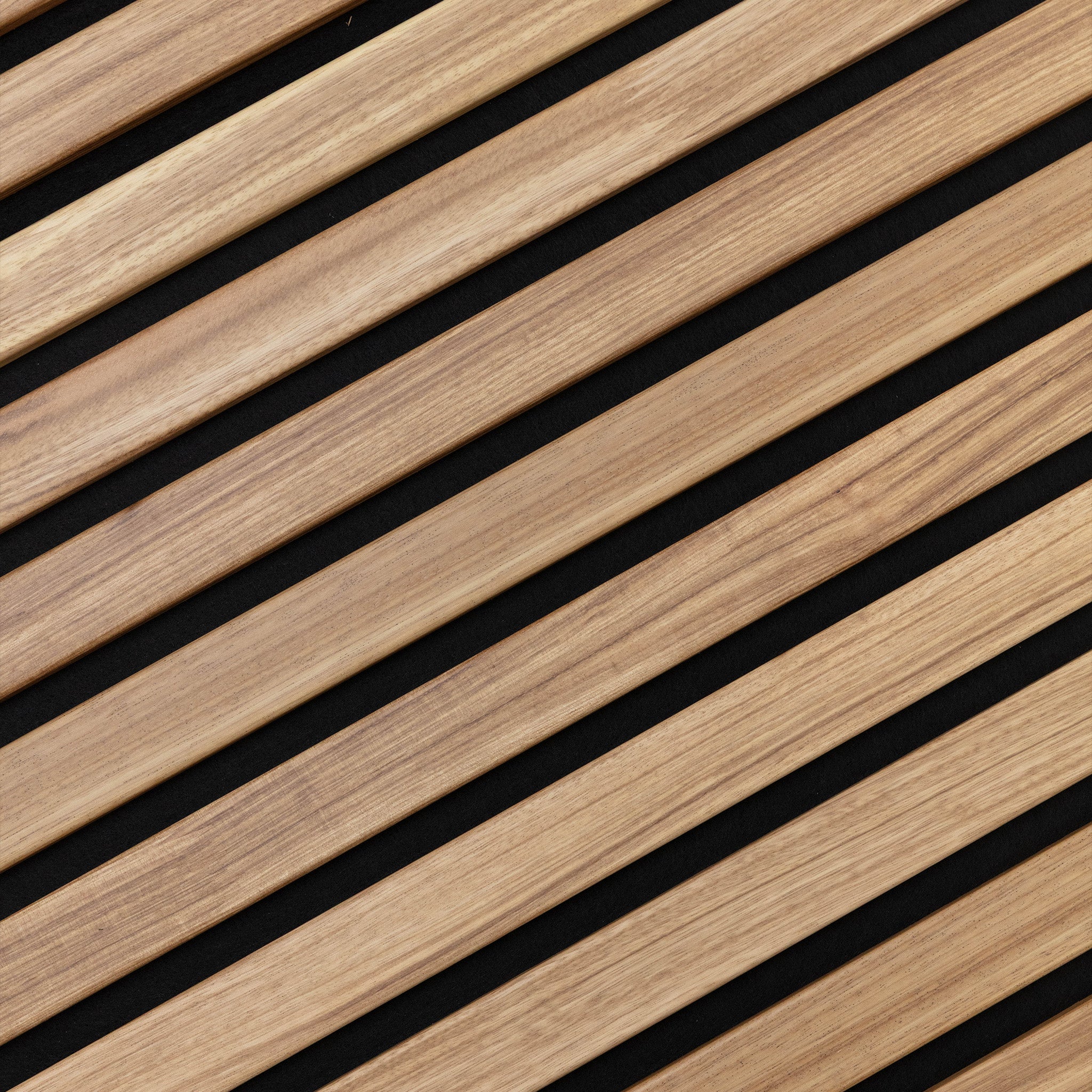 Zebra Wood Extra Wide Acoustic Slat Panels