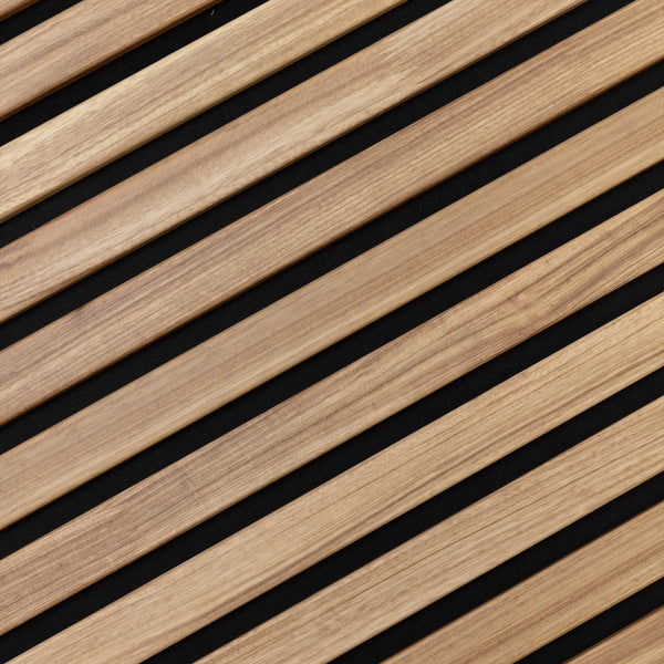 AFD Zebra Wood Extra Wide Acoustic Slat Panels
