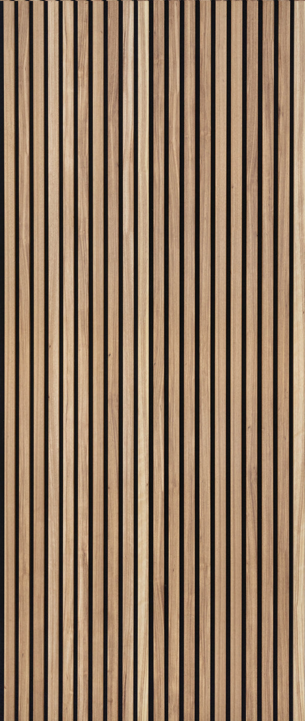 AFD Zebra Wood Extra Wide Acoustic Slat Panels
