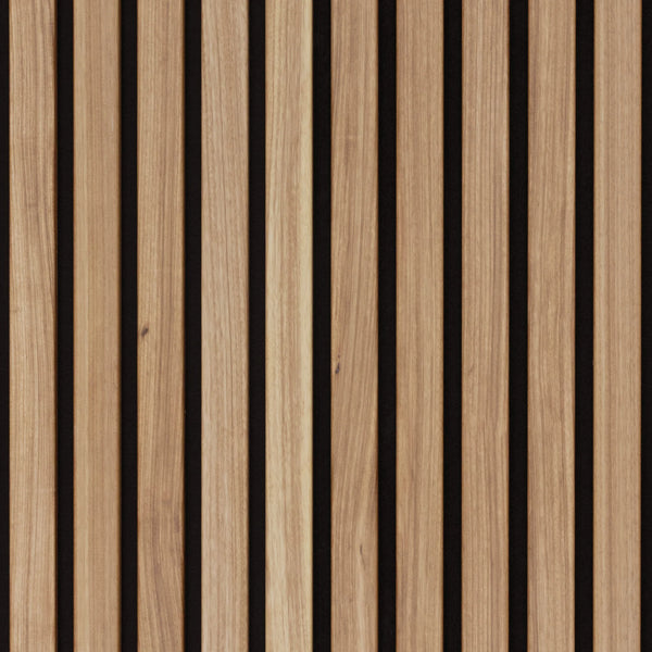 AFD Zebra Wood Extra Wide Acoustic Slat Panels
