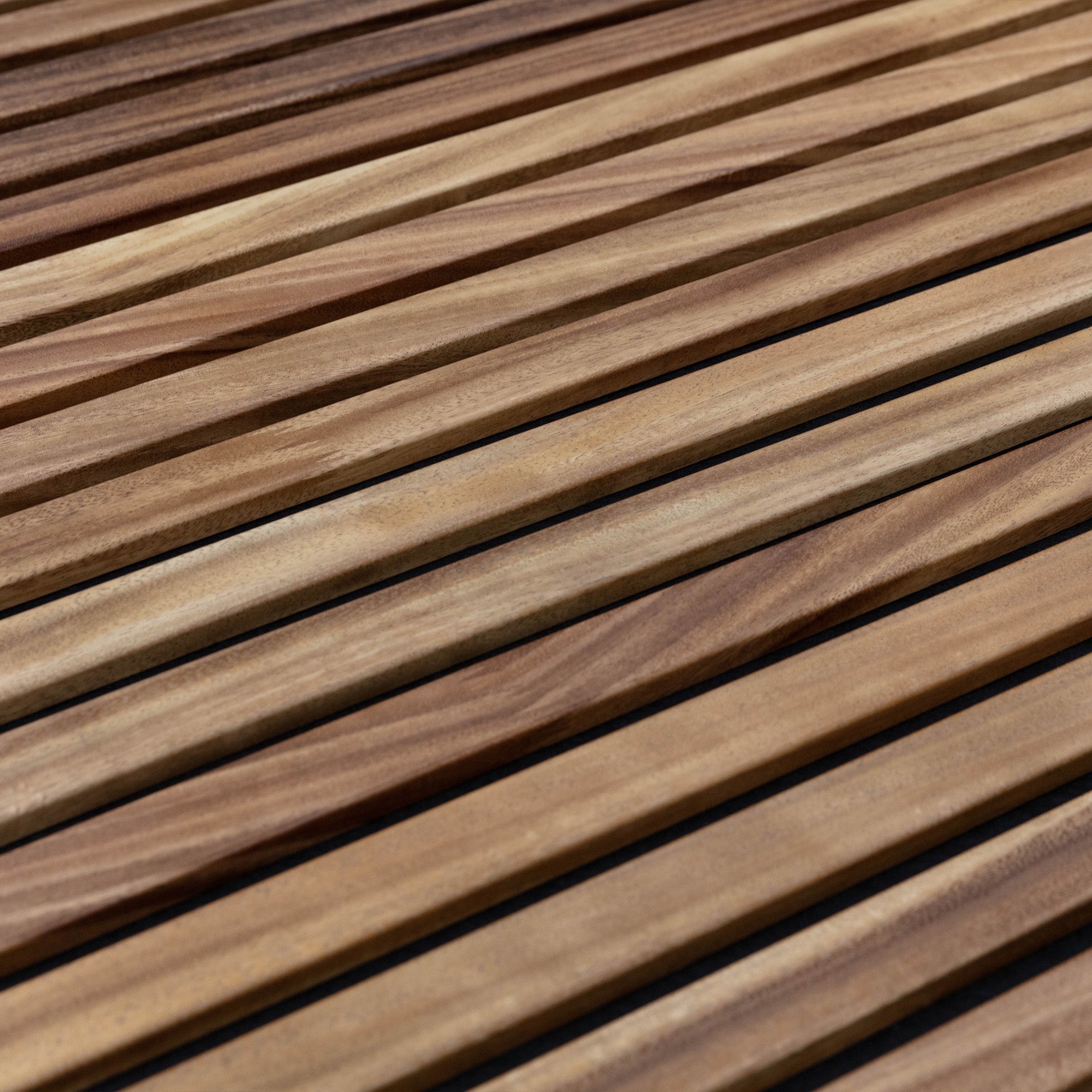 South American Walnut Extra Wide Acoustic Slat Panels