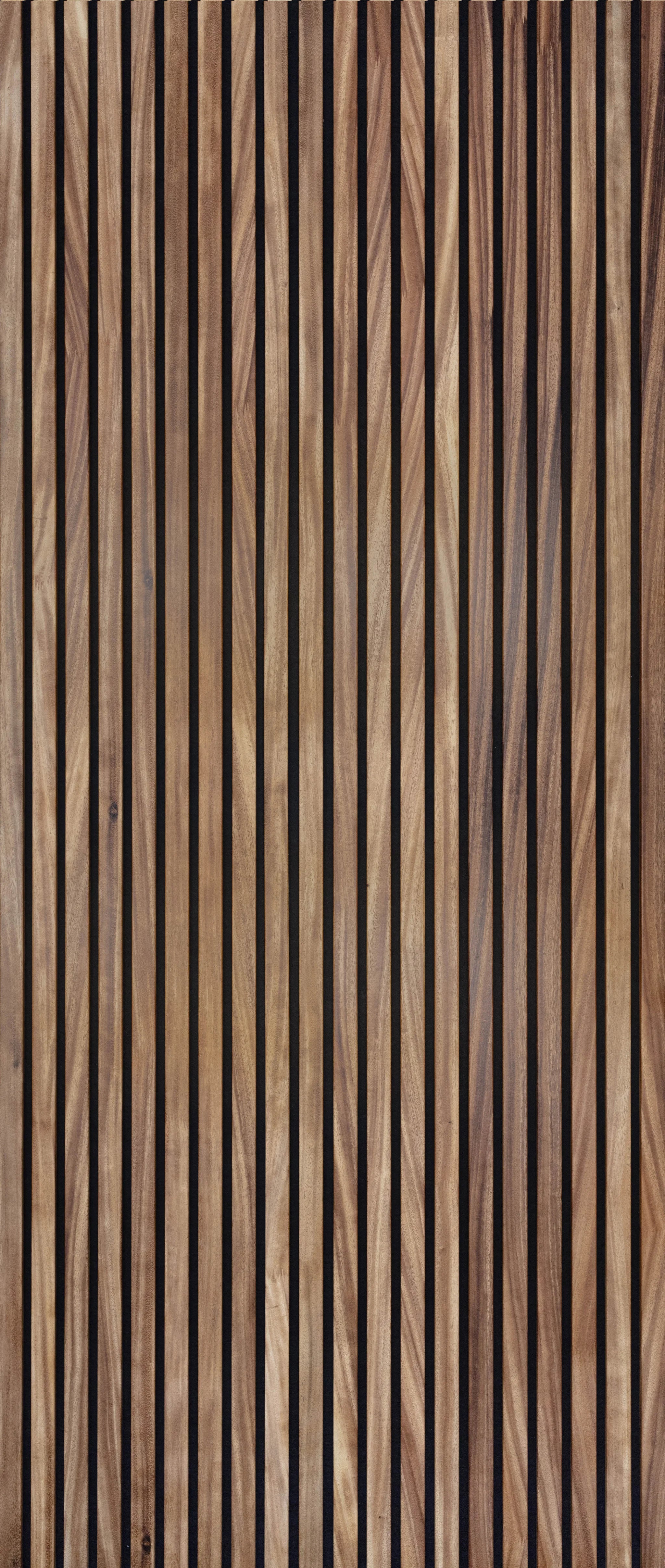 AFD South American Walnut Extra Wide Acoustic Slat Panels