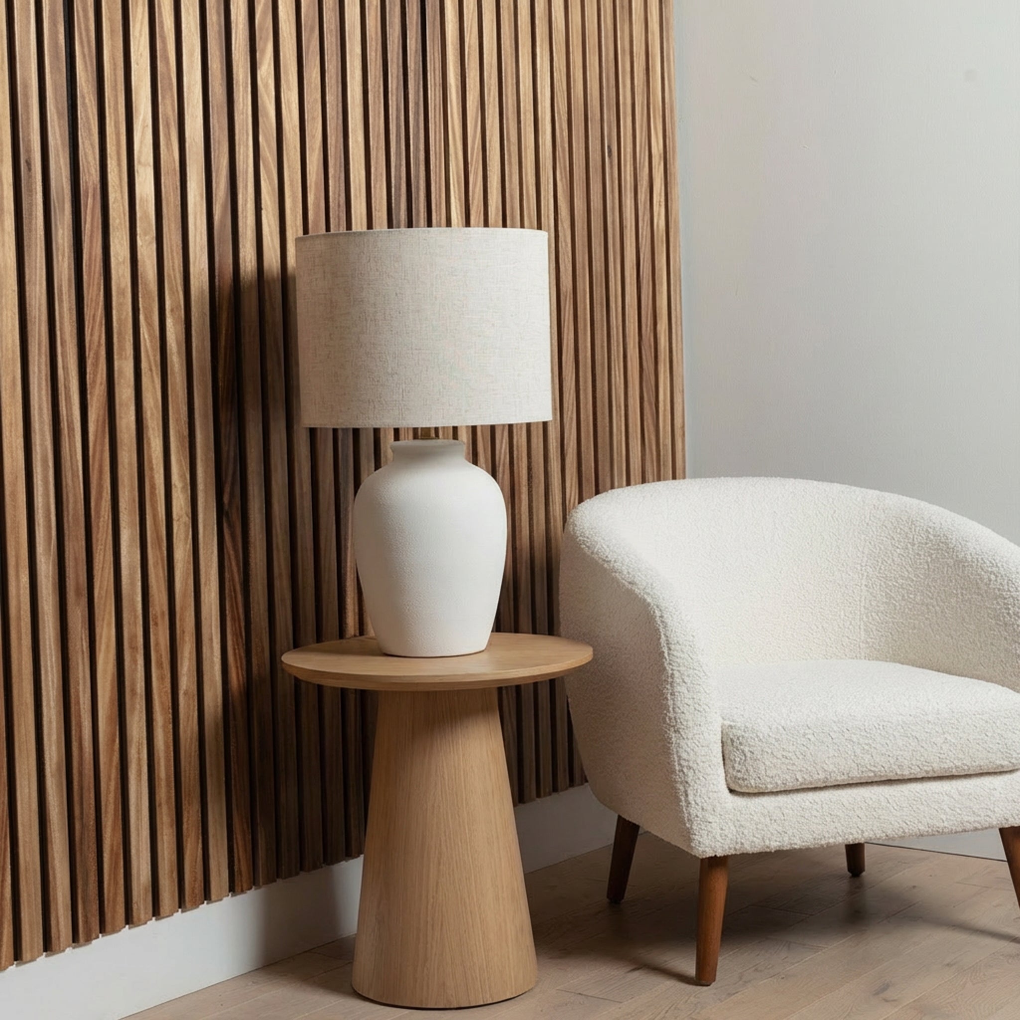 South American Walnut Extra Wide Acoustic Slat Panels