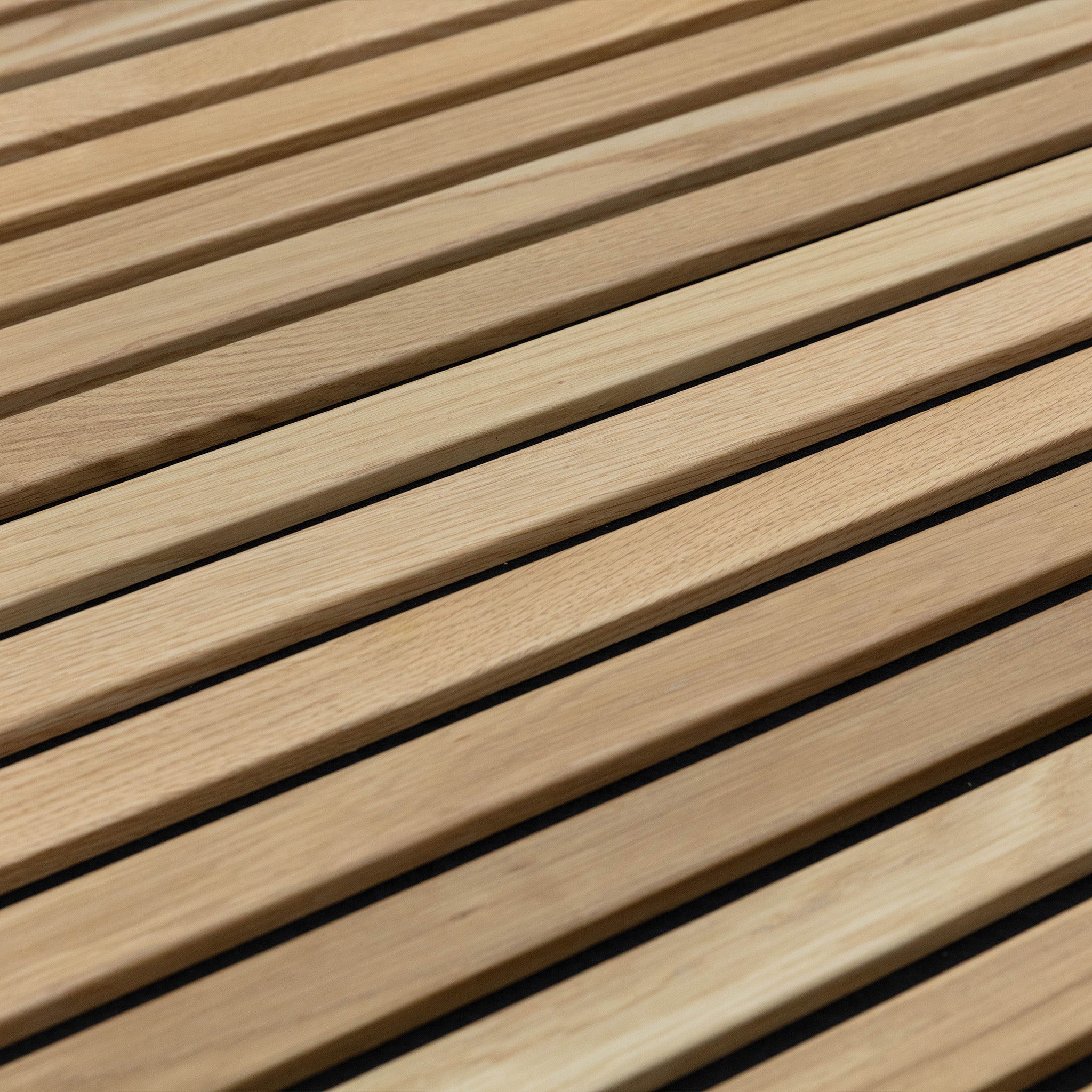 White Oak Extra Wide Acoustic Slat Panels
