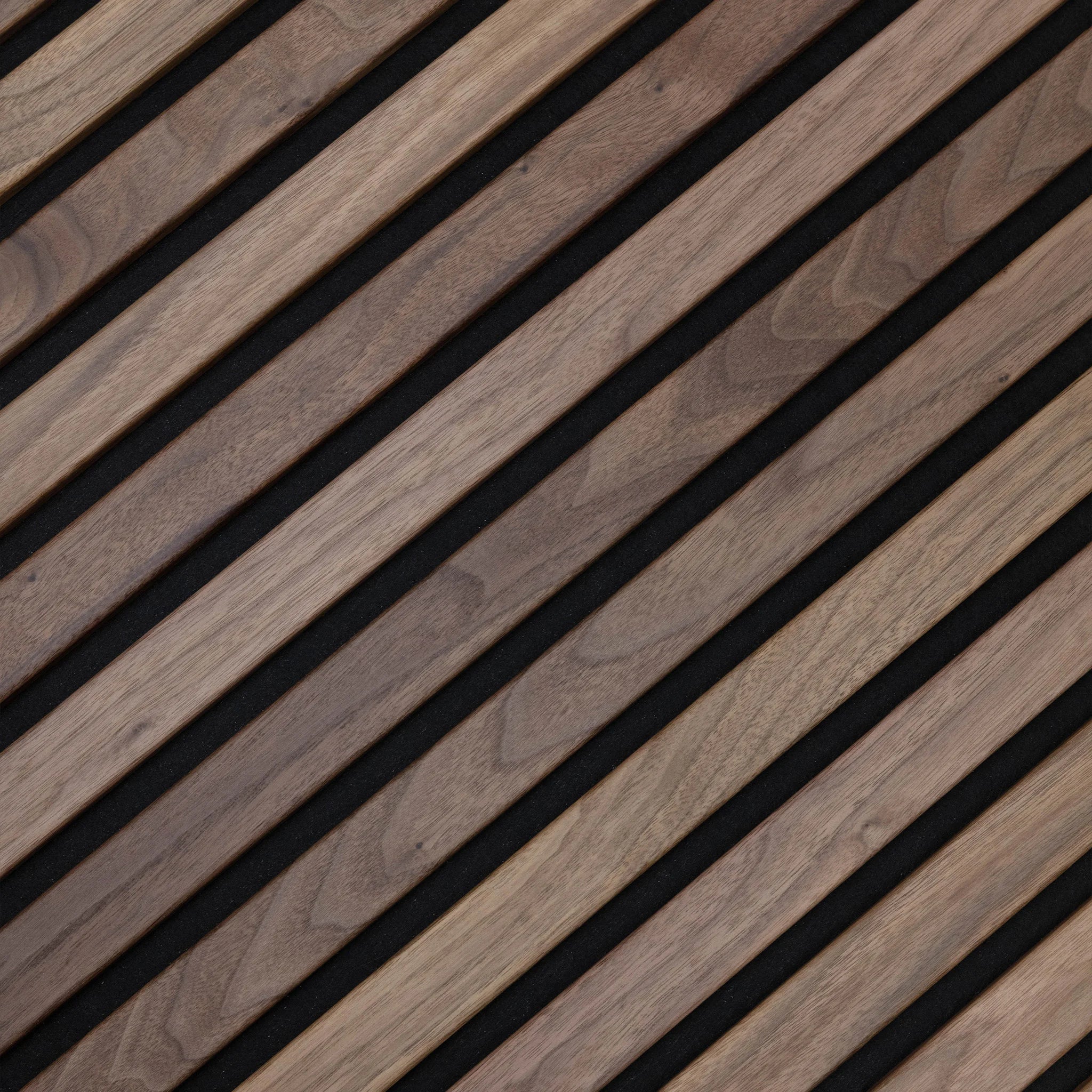 AFD Black Walnut Extra Wide Acoustic Slat Panels