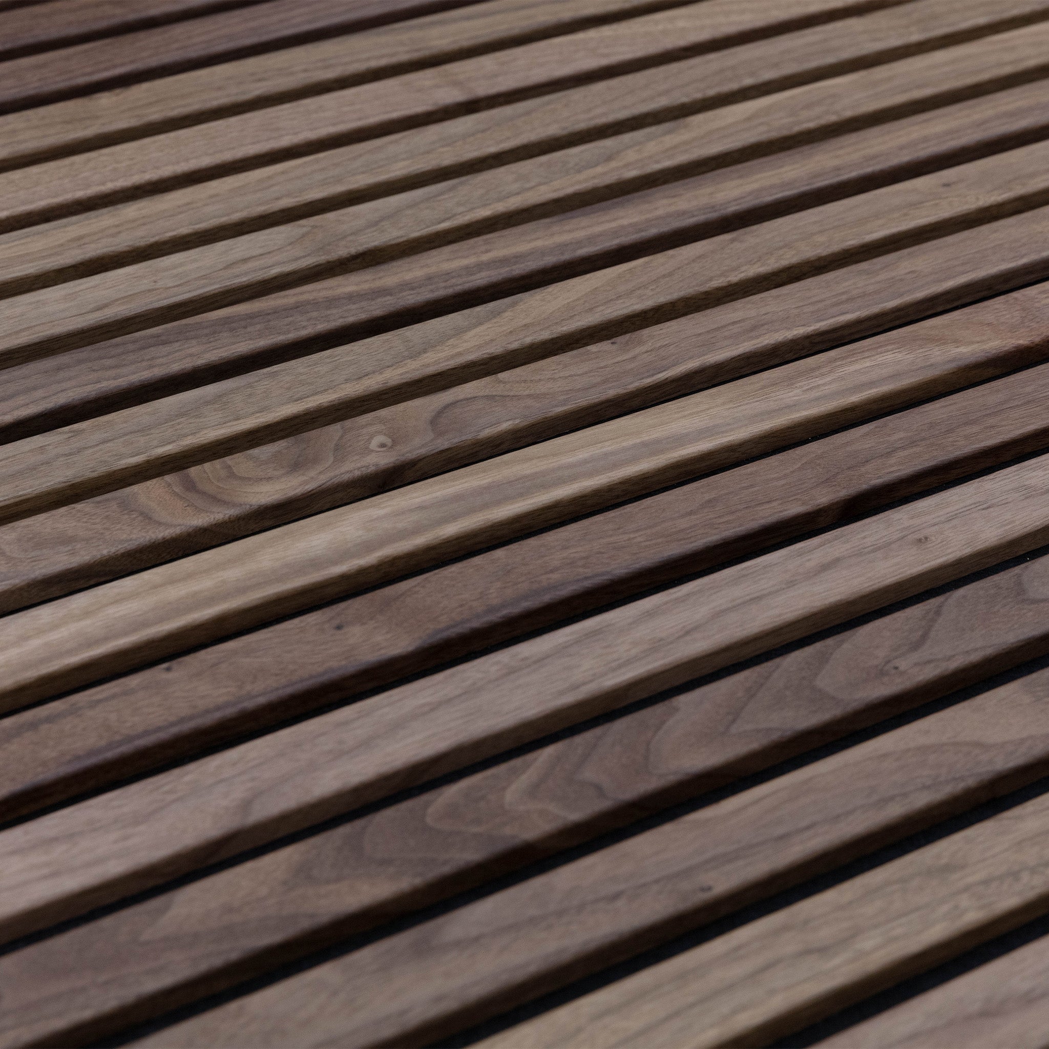 Black Walnut Extra Wide Acoustic Slat Panels 120"