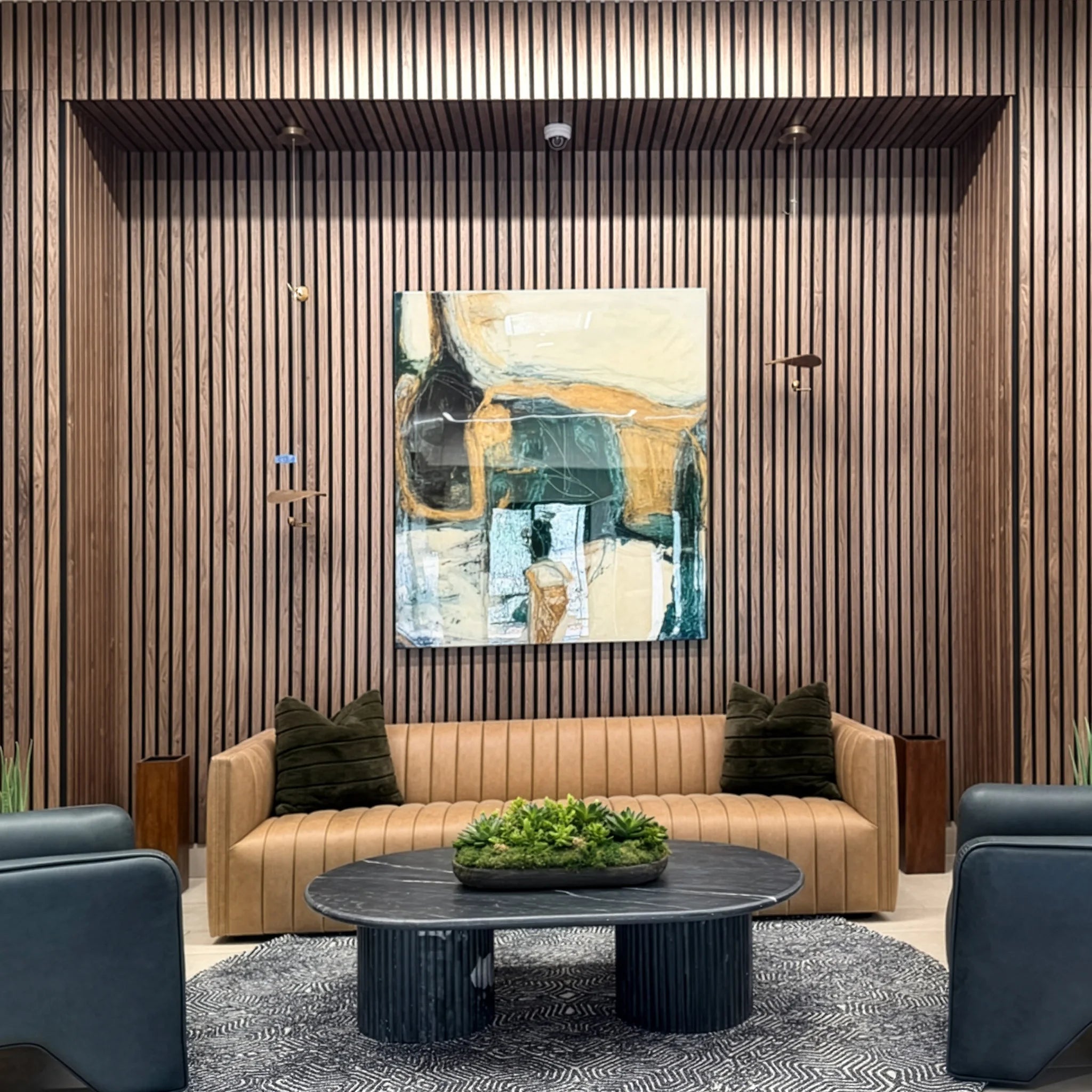 AFD Black Walnut Extra Wide Acoustic Slat Panels