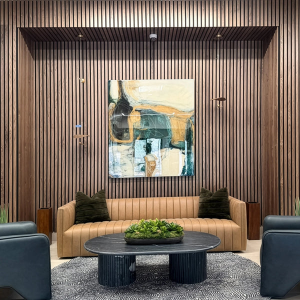 AFD Black Walnut Extra Wide Acoustic Slat Panels