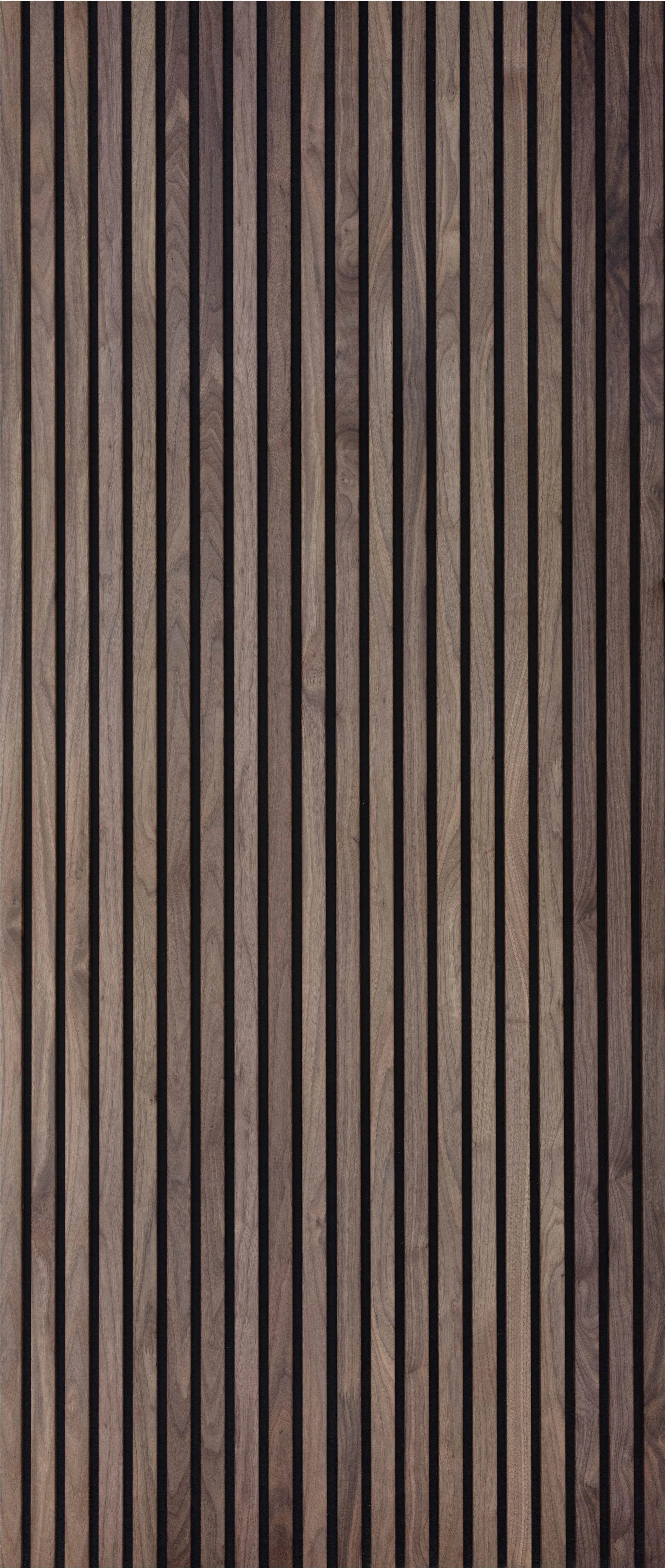 AFD Black Walnut Extra Wide Acoustic Slat Panels