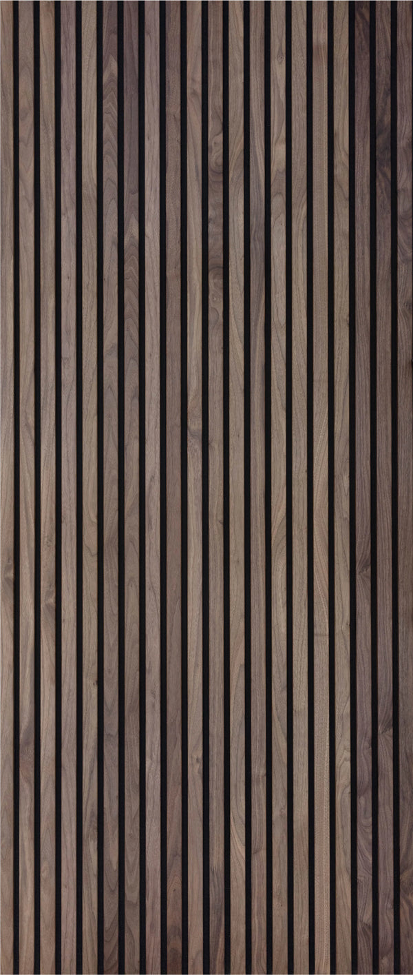 AFD Black Walnut Extra Wide Acoustic Slat Panels