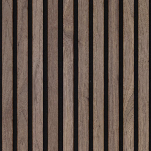 AFD Black Walnut Extra Wide Acoustic Slat Panels
