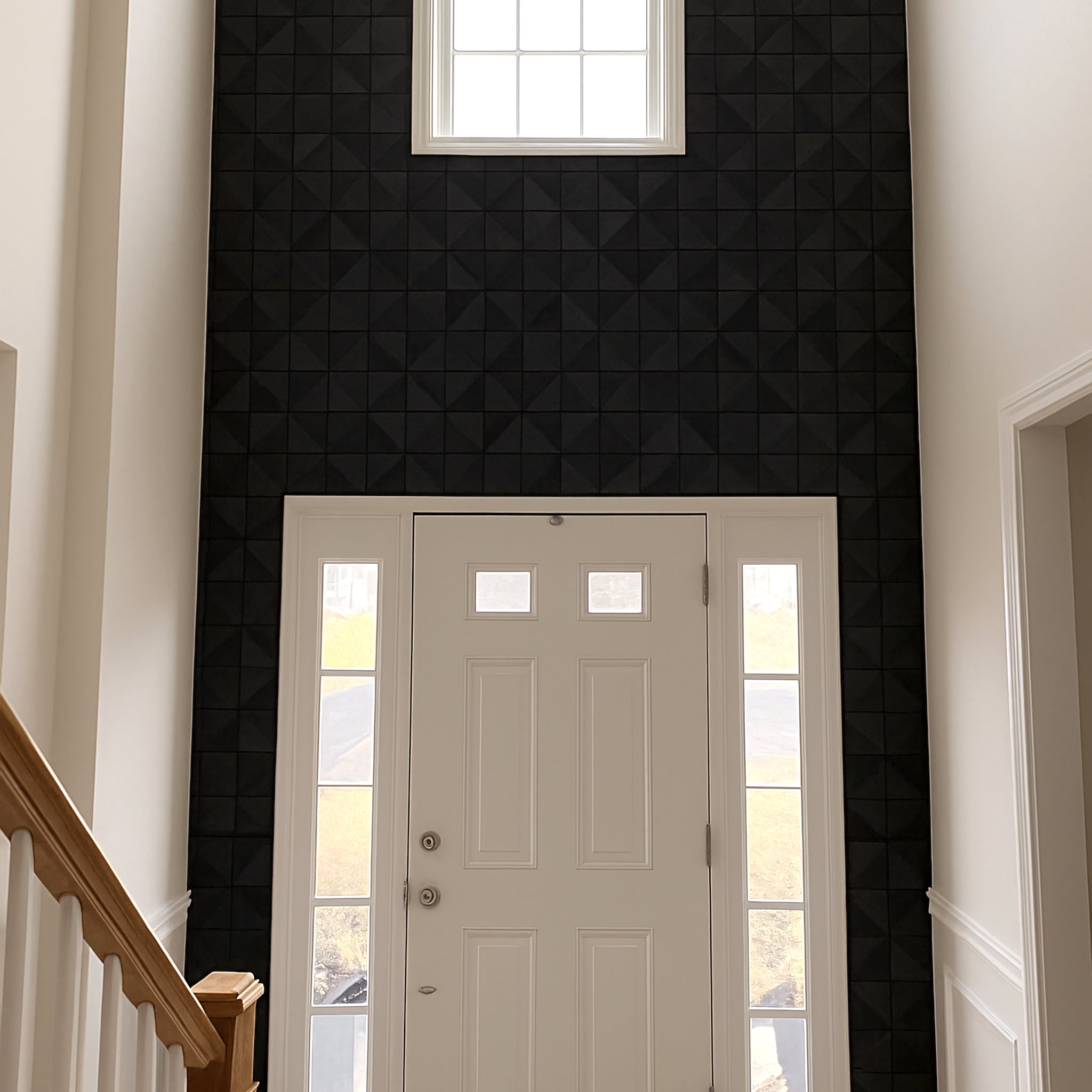 3D Diamond Onyx White Oak