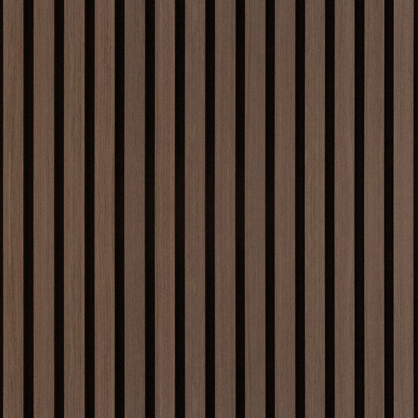 AFD Dark Walnut Acoustic Slat Panels 108.2"