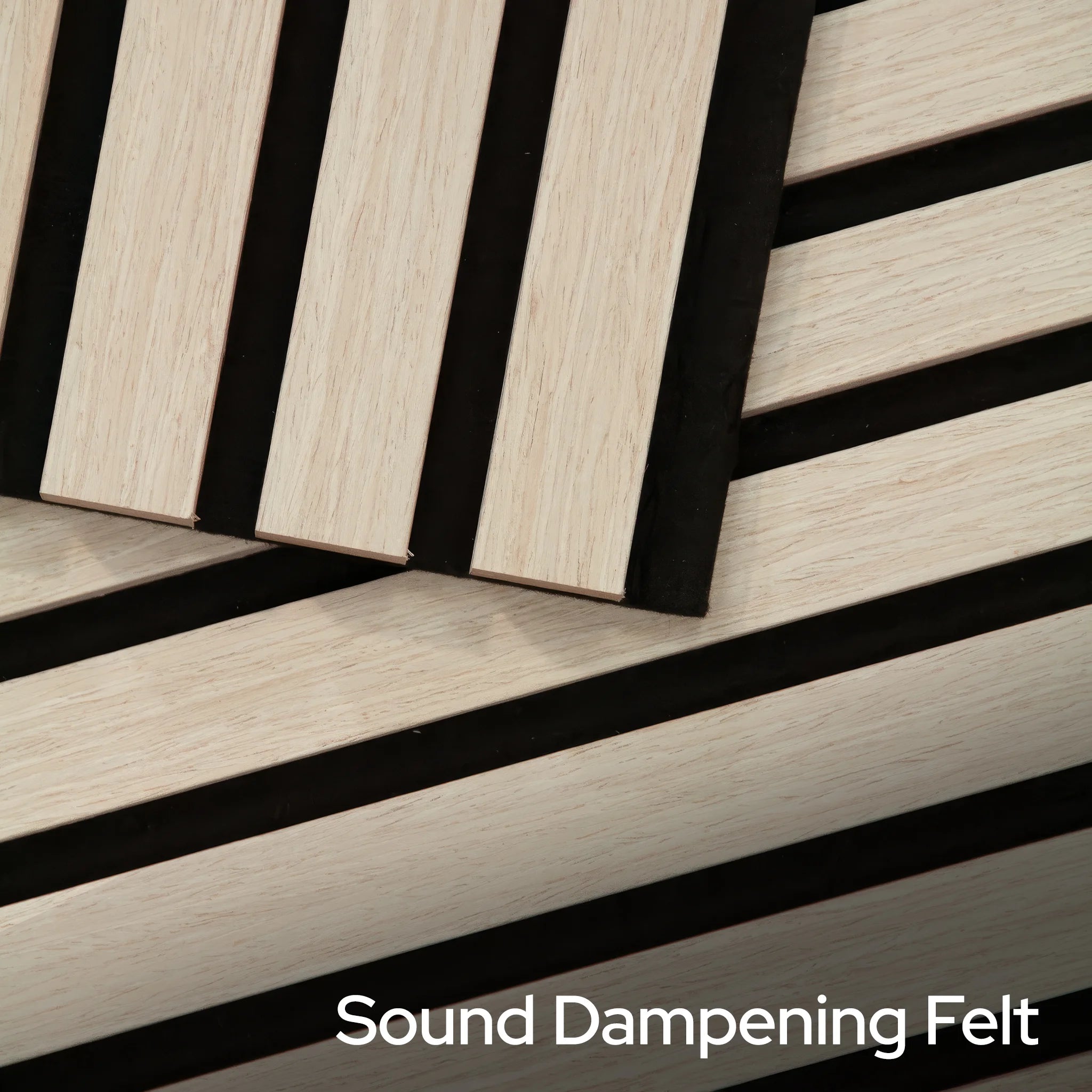Garrison Natural Oak Acoustic Slat Panels 120"