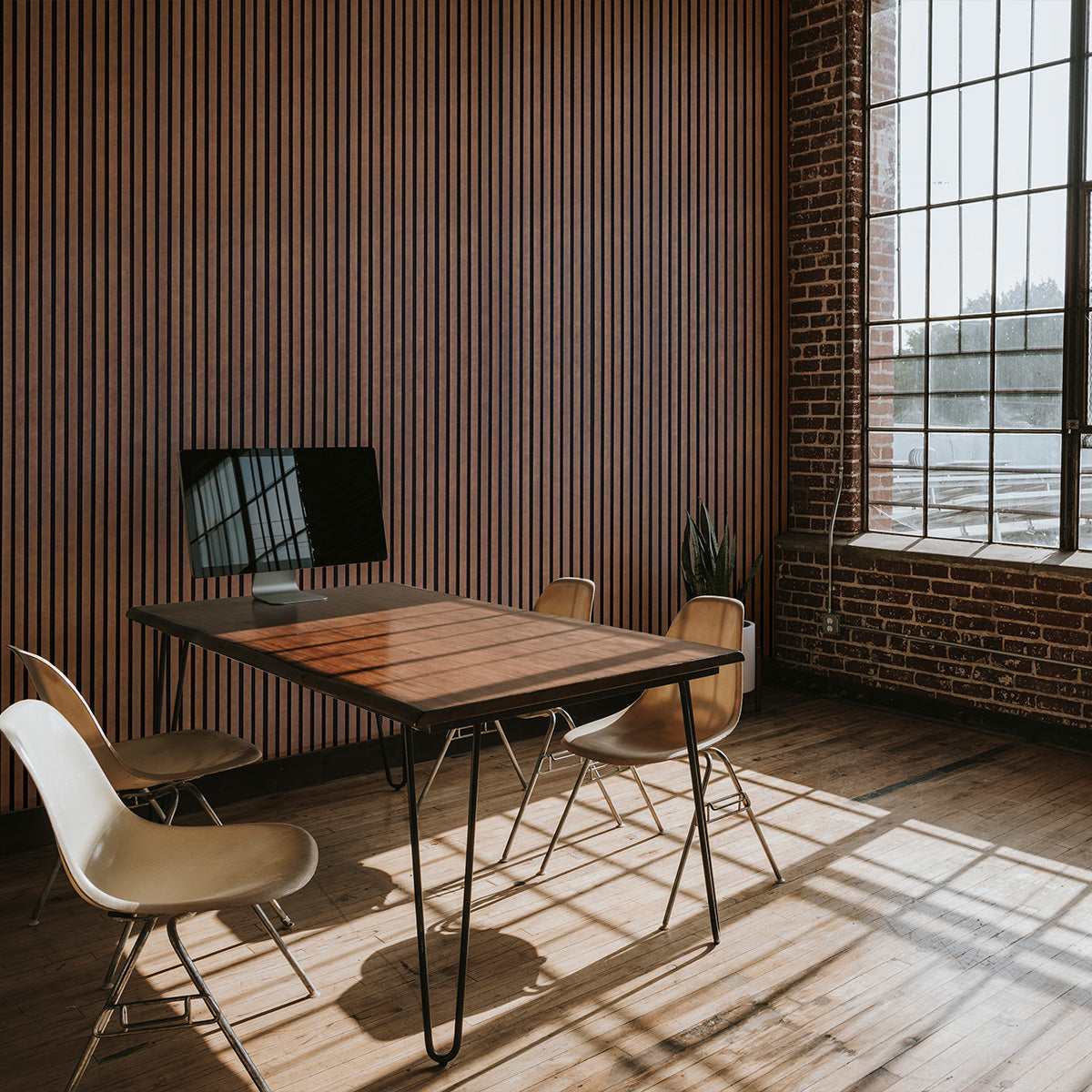 Genoa Oak Acoustic Slat Panels
