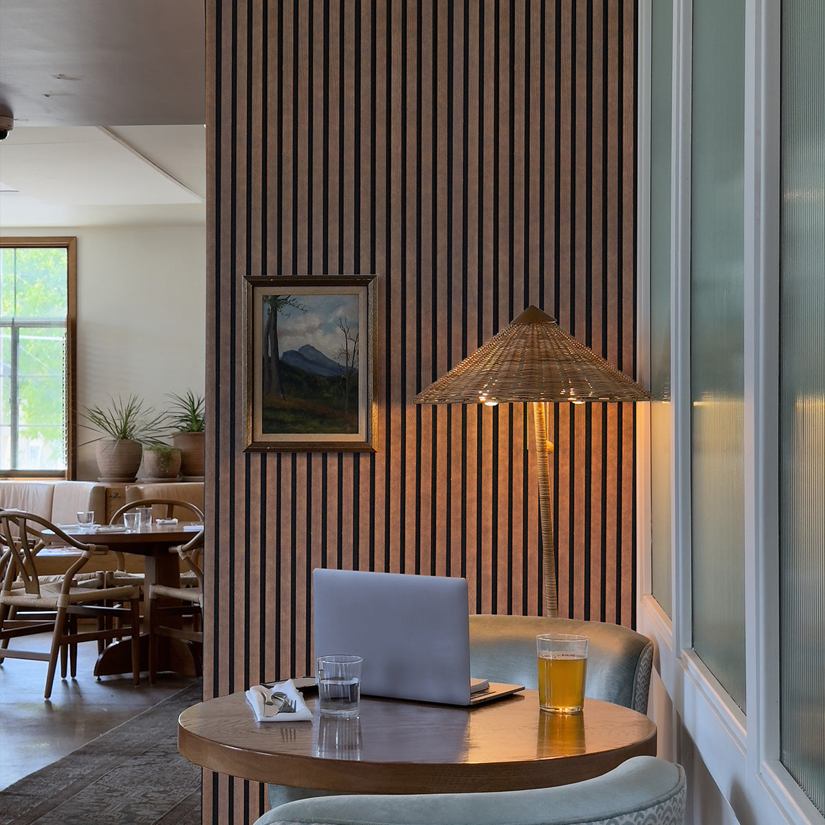 Genoa Oak Acoustic Slat Panels