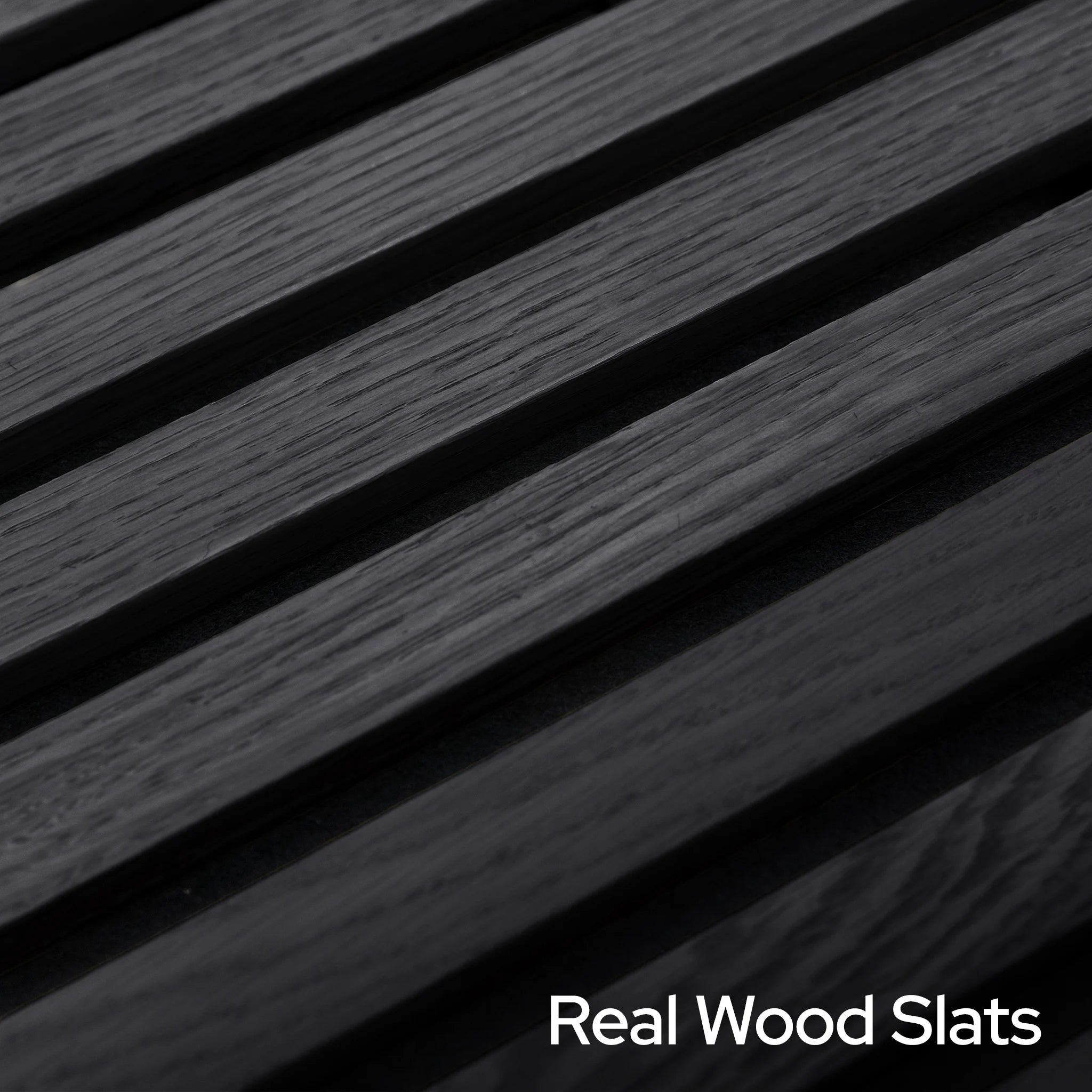 Graphite Oak Acoustic Slat Panels 94.5" or 120"