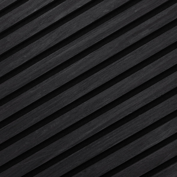 Graphite Oak Acoustic Slat Panels 118"
