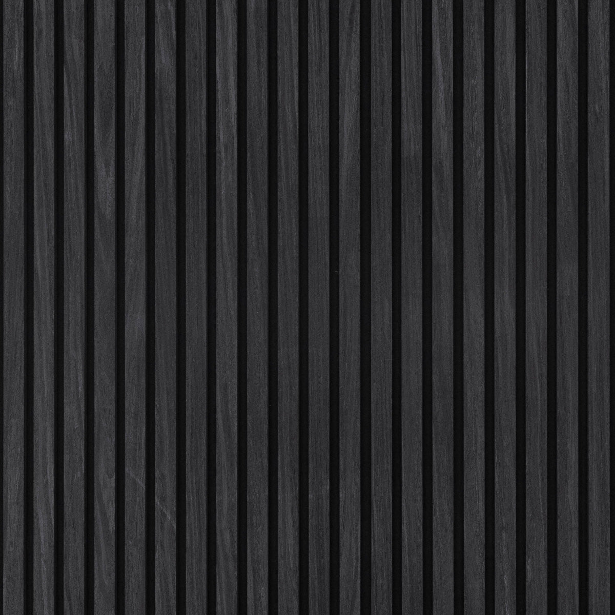 Graphite Oak Acoustic Slat Panels