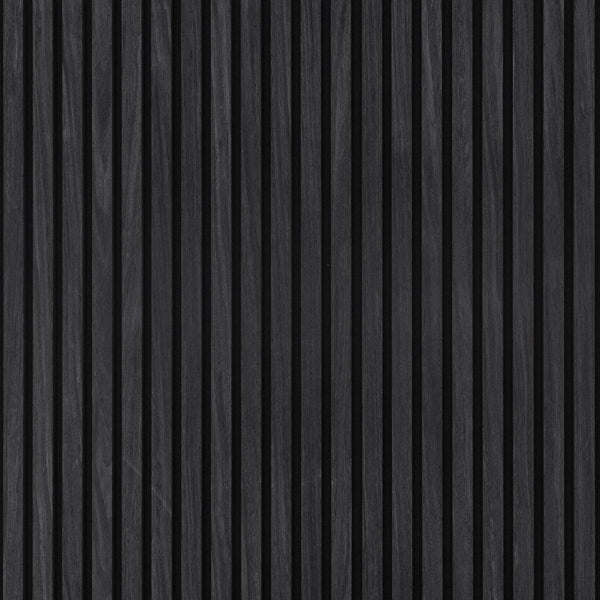 Graphite Oak Acoustic Slat Panel 94.5" Sample