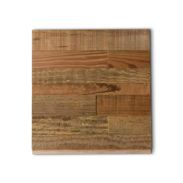 Reclaimed Pine 3D Stacked Panels Sample