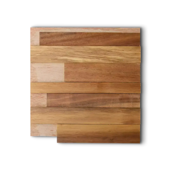 Natural Acacia 3D Stacked Panel Sample