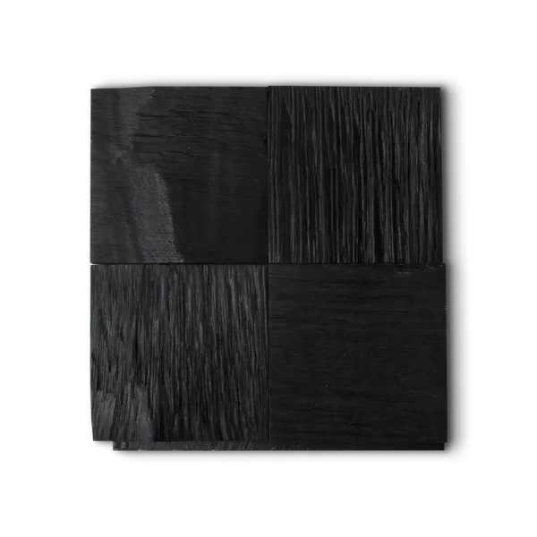 Ebony Oak 3D Block Wall Panel Sample