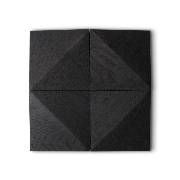 Onyx Oak 3D Diamond Panel Sample