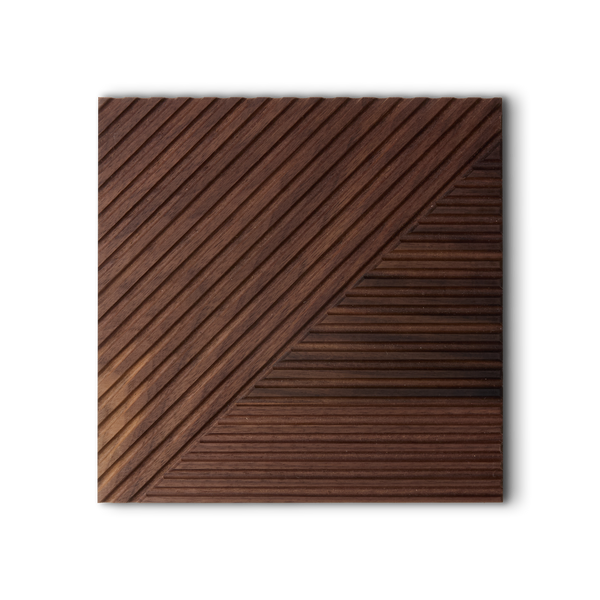 Natural Walnut Forma Wood Tiles Sample