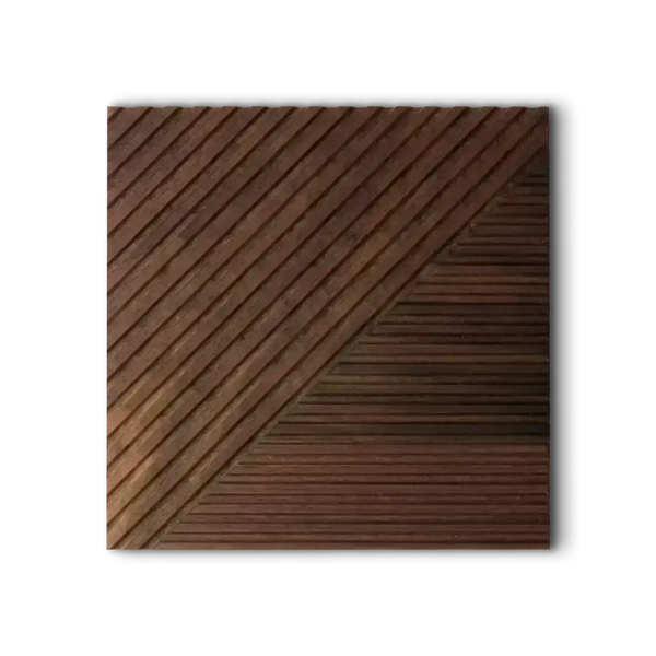 Natural Walnut Forma Wood Tiles Sample