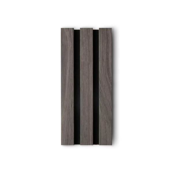 Cinder Oak Acoustic Slat Panel Sample