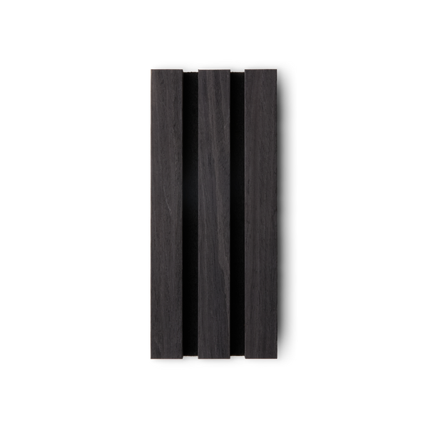 Graphite Oak Acoustic Slat Panel 120" Sample