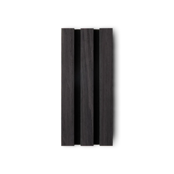 Graphite Oak Acoustic Slat Panel 120" Sample