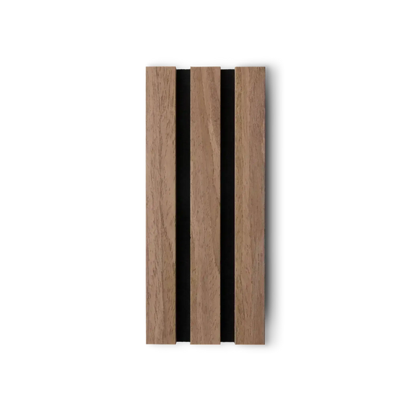 Leather Oak Acoustic Slat Panel 120" Sample