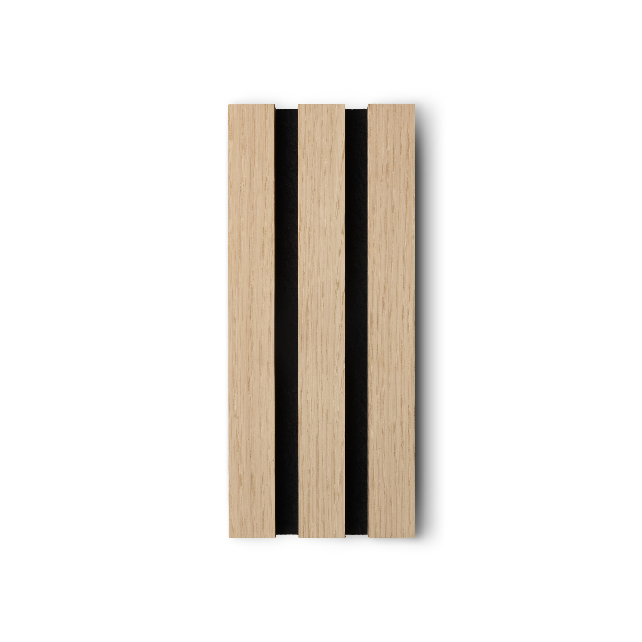 Raw Natural Oak Acoustic Slat Panel 94.5" Sample